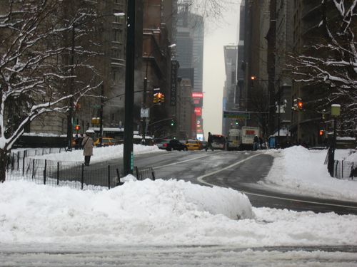 NY sous la neige