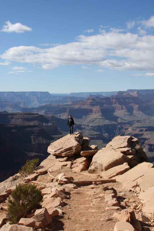 Gildas face à l'immensité (il fallait bien la faire!)