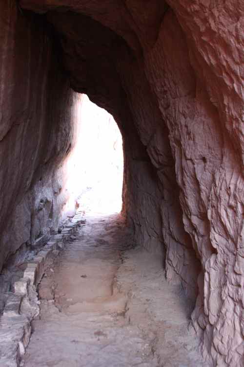 Descente dans le canyon