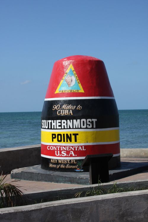 le point le plus au sud des US - 90 miles de cuba